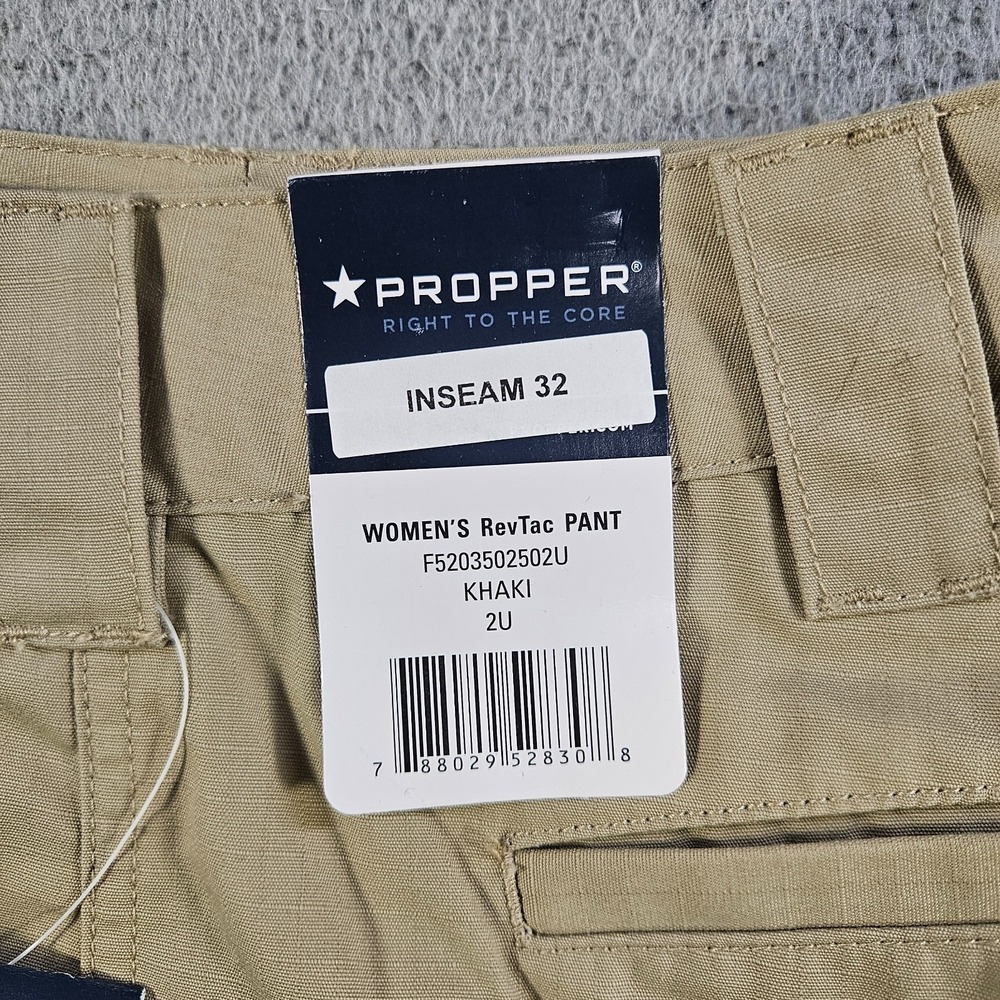 New Propper RevTac Pants Women Khaki Size 2 Inseam 32